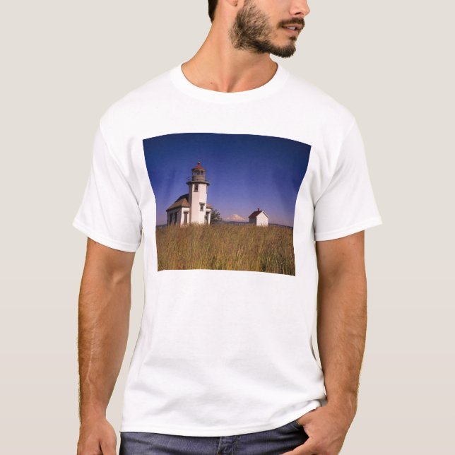 Camiseta WA, Ilha Maury, Farol Point Robinson, (Frente)