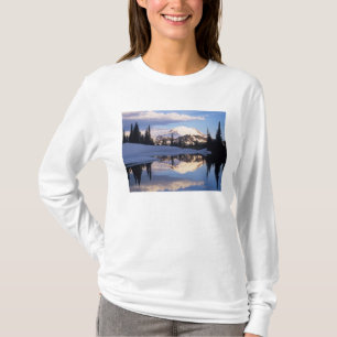 Camiseta WA, Parque Nacional Mt. Rainier, Mt. Rainier e nuv
