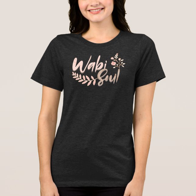 Camiseta Wabi Soul – Minimal Imperfect Serenity (Frente)
