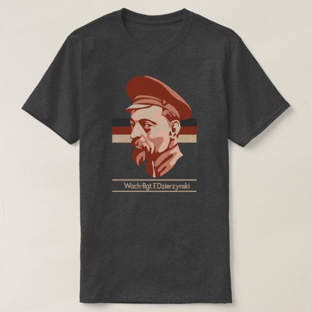 Camiseta Wachregiment "Feliks E. Dzierzynski " (Frente do Design)