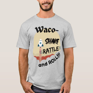 Camiseta Waco- Agitar Rattle e Iluminar Homens