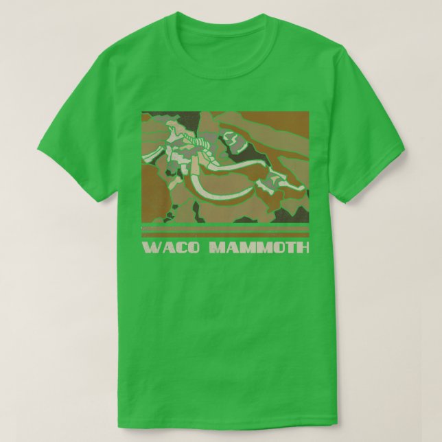Camiseta Waco Mammoth Monumento Nacional Nature Lover Vinta (Frente do Design)