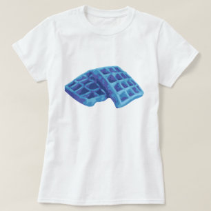 Camiseta Waffle azul