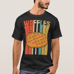 Camiseta Waffle Breakfast Comida Dessert Mini Waffle Comida