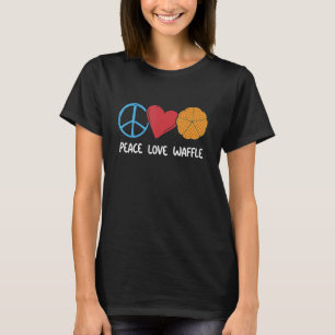 Camiseta Waffle Breakfast Comida Dessert Mini Waffle Comida