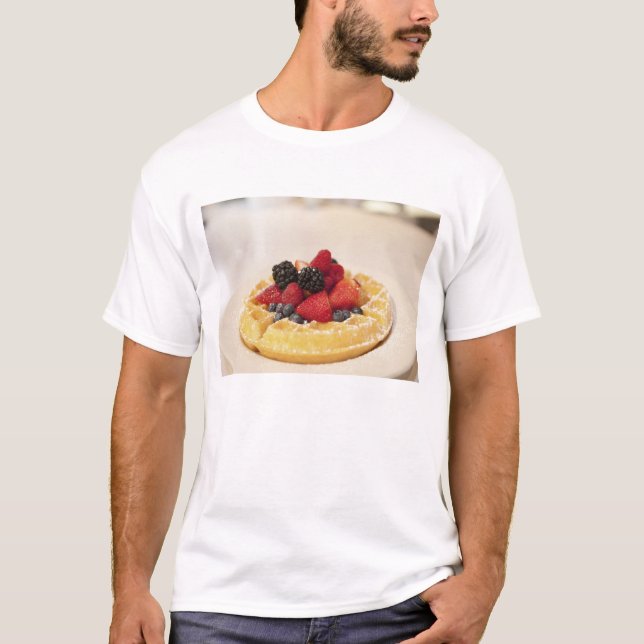 Camiseta waffle de fruta fresca (Frente)