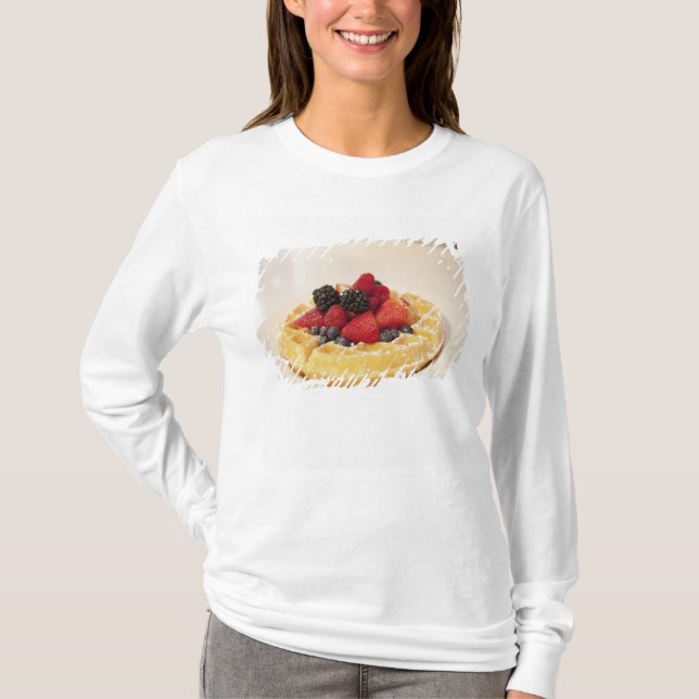 Camiseta Waffle de fruta fresca (Frente)