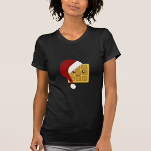 Camiseta Waffle do Natal