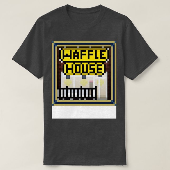 Camiseta Waffle House GEORGIA TECH BORDER (Frente do Design)