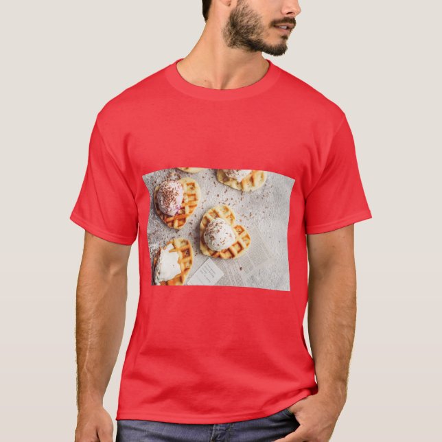 Camiseta Waffle Ice Cream Love Tee (Frente)