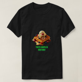 Camiseta Waffle torta: Waffles Ouros e Crise