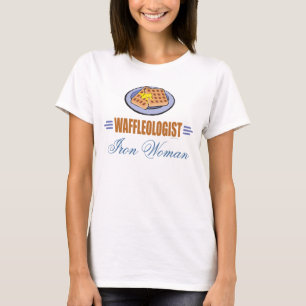 Camiseta Waffles Engraçados Do Café Da Manhã