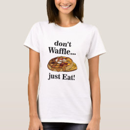 Camiseta Waffles Food Funny