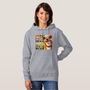 Camiseta Wag More, Latido Menos - Um Motto Feliz de Cão