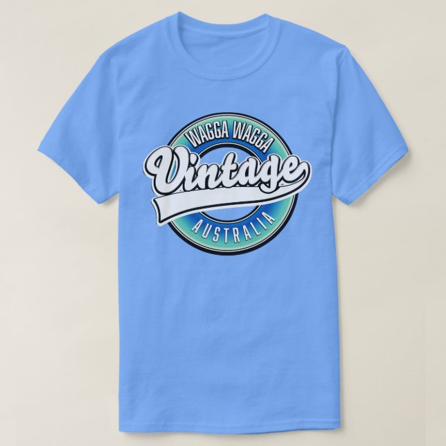 Camiseta Wagga Wagga australia estilo vintage (Frente do Design)