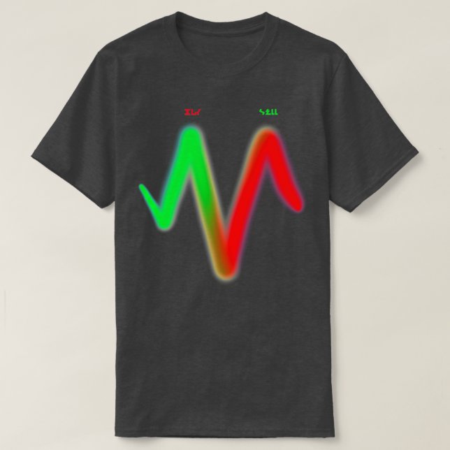 Camiseta Waggish Buy Sell chart (Frente do Design)