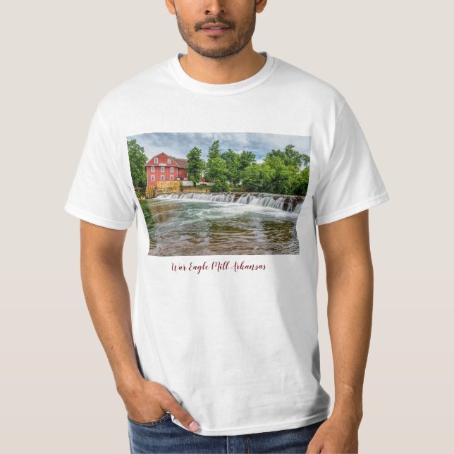 Camiseta Wagle Mill and Waterfall (Frente)