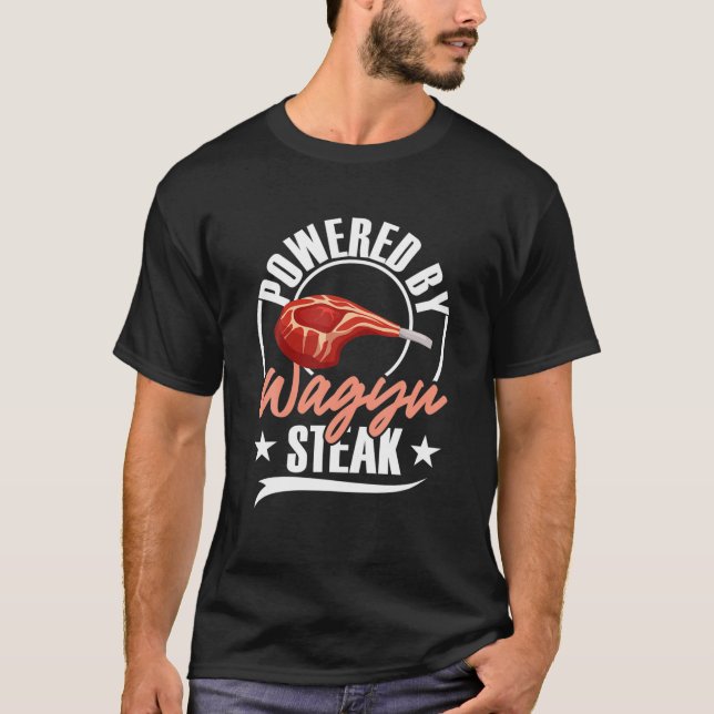 Camiseta Wagyu Carne Fumante De Carne De CHURRASCO De Carne (Frente)