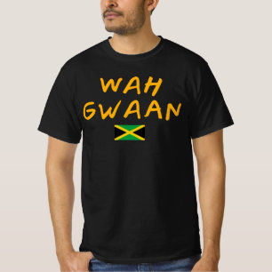 Camiseta Wah Gwaan Good Vibes Apenas Rasta Reggae Roots Jam