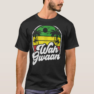 Camiseta Wah Gwaan Vintage Jamaica Retro Jamaican O que se