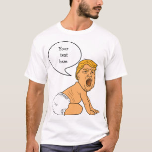 Camiseta Wah Wah Whining Baby Trump Modelo