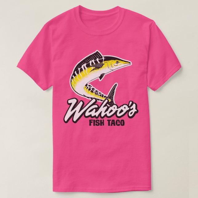 Camiseta Wahoos Fish Taco Resto  (Frente do Design)