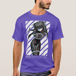 Camiseta Waifu Anime Girl Anime Aestic Glitch Japonês