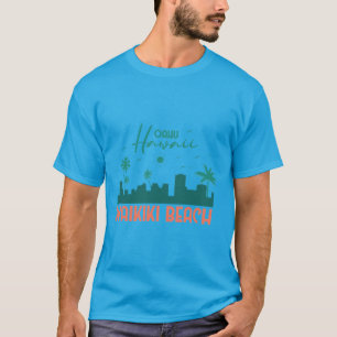 Camiseta Waikiki Beach Hawaii