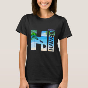 Camiseta Waipio HI Hawaii Aloha Férias Estaduais