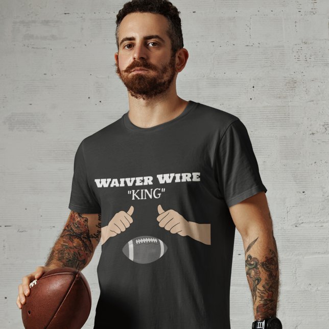 Camiseta Waiver Wire "KING" Fantasy Futebol (Criador carregado)