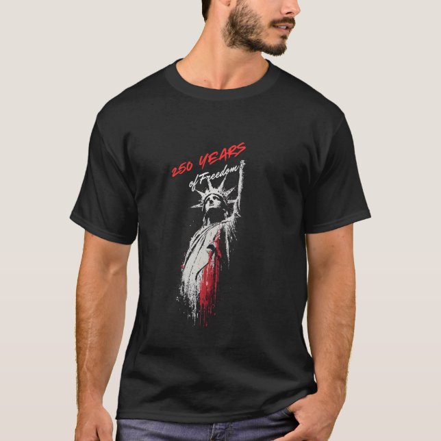 Camiseta Wake up! 250 Years of Our Freedom  (Frente)