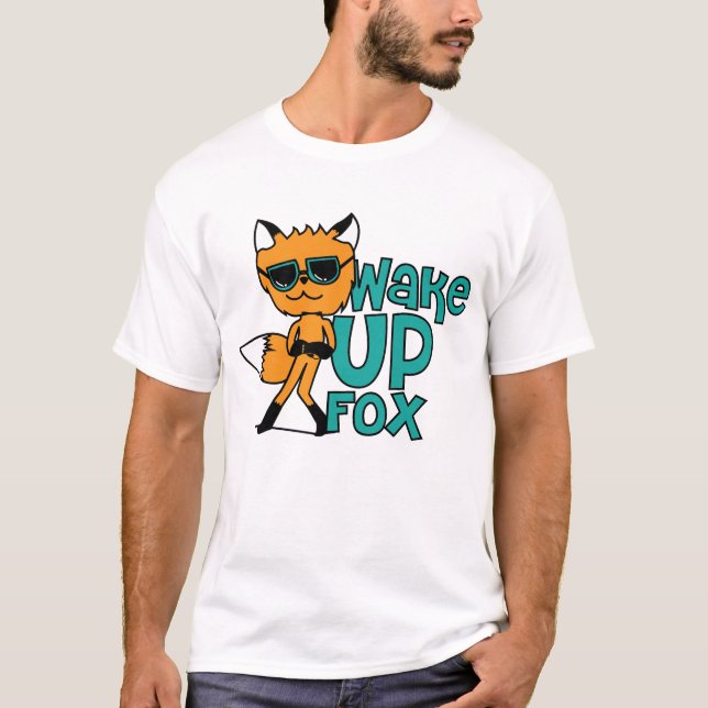Camiseta Wake Up Fox Cool Guy (Frente)