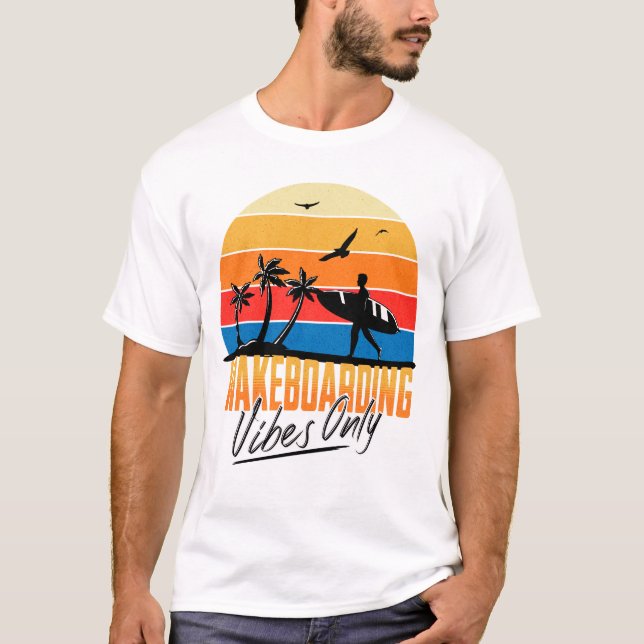 Camiseta Wakeboard Apenas Vibes de Wakeboard (Frente)