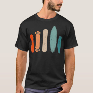 Camiseta Wakeboard Snowboard Retro