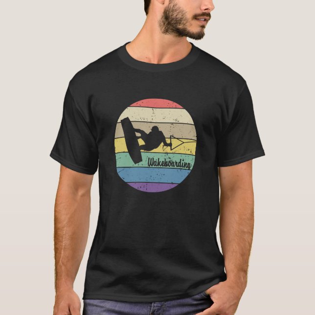 Camiseta Wakeboarding Retro (Frente)