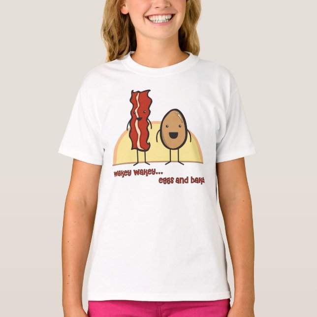 Camiseta Wakey Wakey Youth Ringer (Frente)