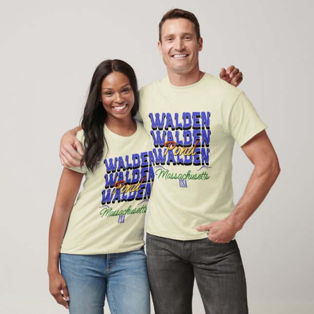 Camiseta Walden Pond, Massachusetts (Unissex)