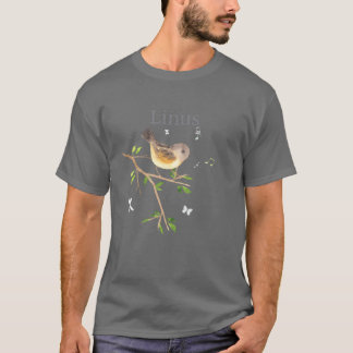 Camiseta Waldier Bird Name Família Linus