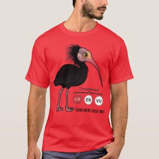 Camiseta Waldrapp Criticamente Ameaçado de Pássaro
