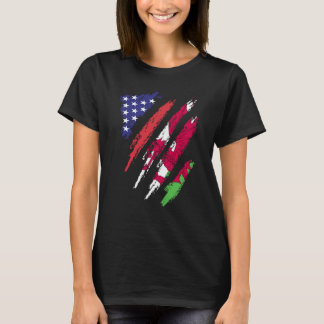 Camiseta Wales American Grown Flag USA Patriot Heritage Mon