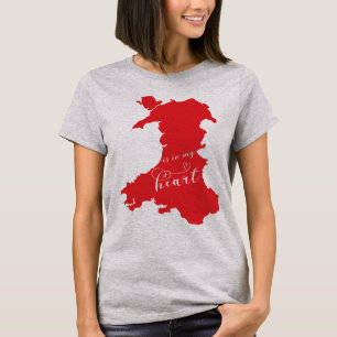 Camiseta Wales Está Em Meu Coração