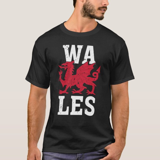 Camiseta Wales Home Pride Welsh Flag (Frente)