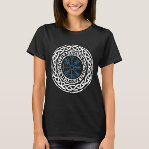 Camiseta Walhalla Compass Vegvisir Viking Celts Alemão Viki