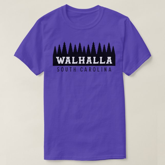 Camiseta Walhalla South olina Tourist Souvenir (Frente do Design)