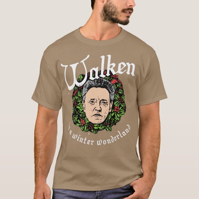 Camiseta Walken em uma Wonderland de inverno (Frente)