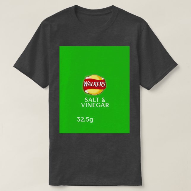 Camiseta Walkers Salt Vinegar Crises design  (Frente do Design)