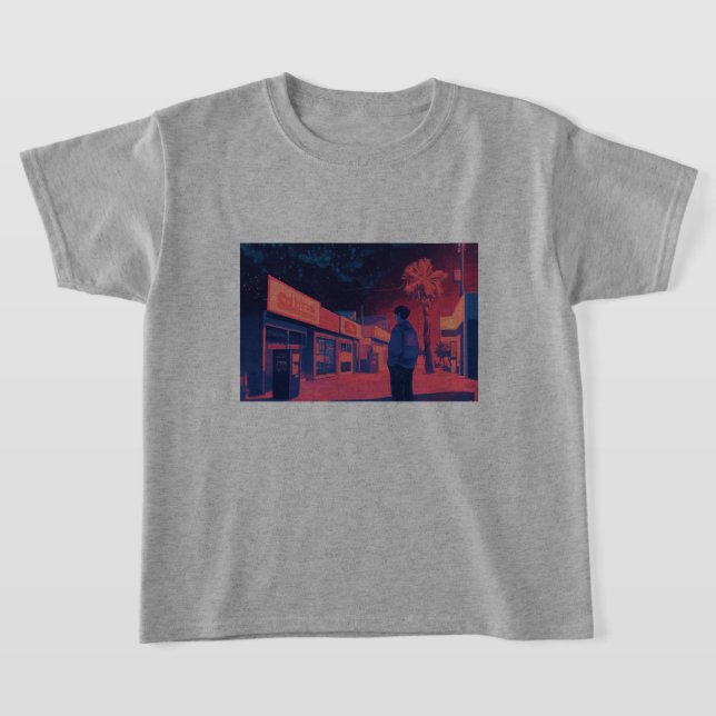 Camiseta walking at night lofi style (Postura )