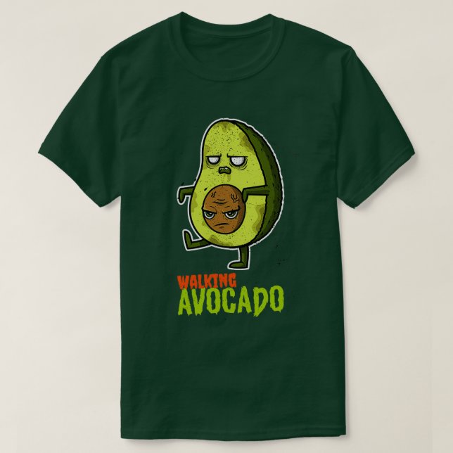 Camiseta Walking Avocado (Frente do Design)
