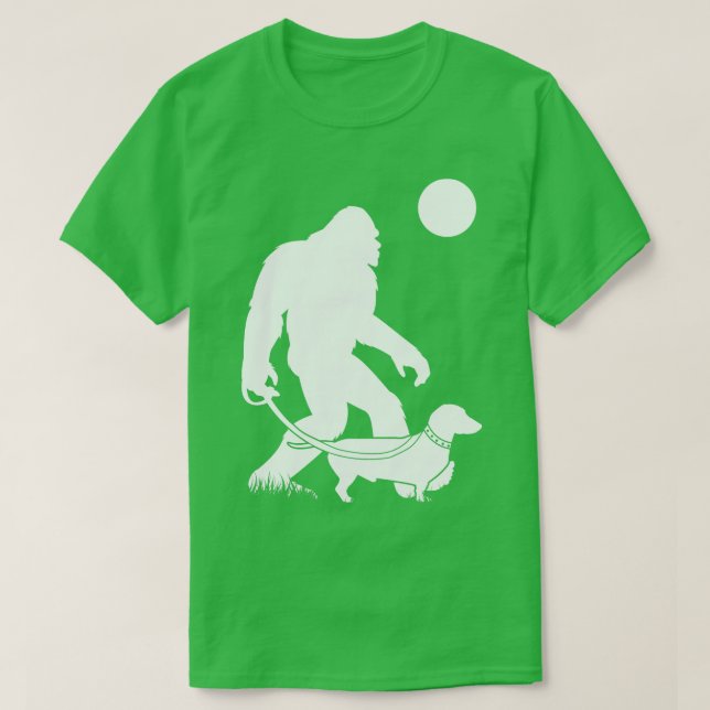 Camiseta Walking Dachshund 3 (Frente do Design)