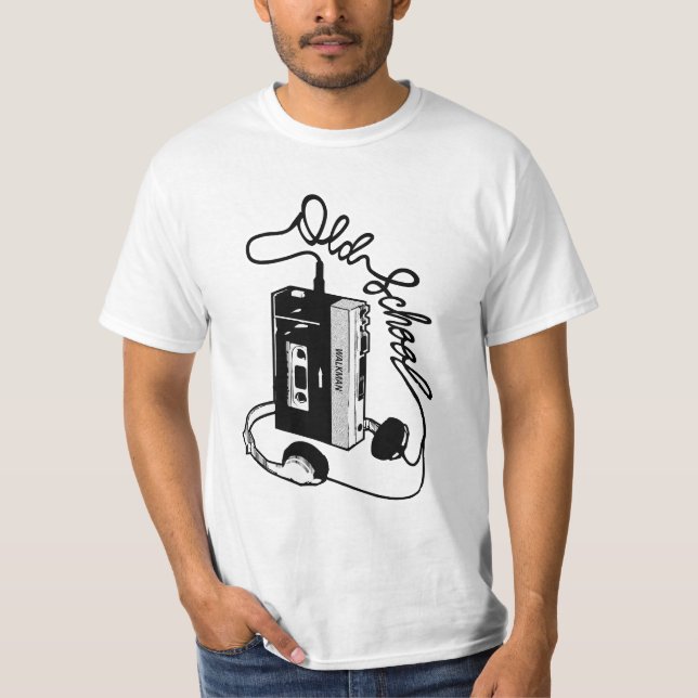 Camiseta Walkman old school (Frente)